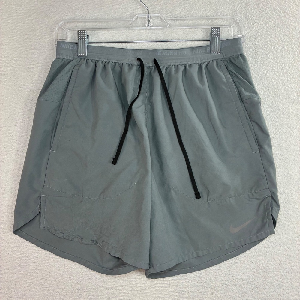 Nike Flex Stride Running Shorts Men S Gray 7" Lined Drawstring Gym DM4761-084